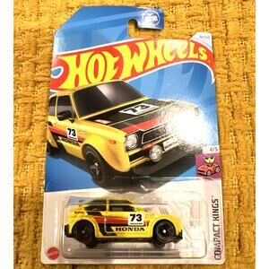 HOT WHEELS '73 Honda Civic Custom Yellow 2024 (qt. 6)